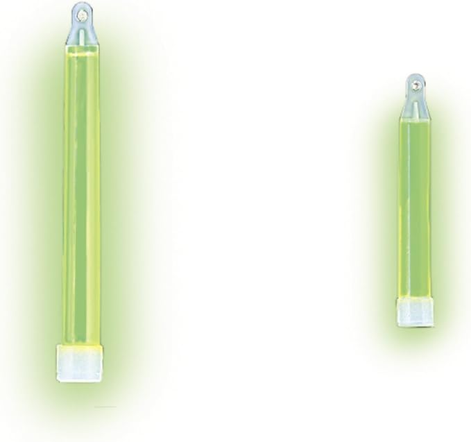 Green Glow Light Stick - 6" - Premium Bright Green Plastic Glow Stick - Ideal for Parties, Concerts, Birthdays, New Year, Christmas, and Neon Events (1 Pc.)
