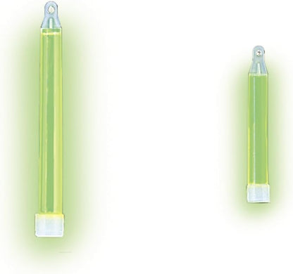 Green Glow Light Stick - 6" - Premium Bright Green Plastic Glow Stick - Ideal for Parties, Concerts, Birthdays, New Year, Christmas, and Neon Events (1 Pc.)