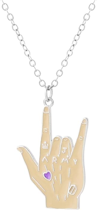 JungKook Tattoo Inspired Merch Pendant Necklace Jewelry for Army Fans Gifts