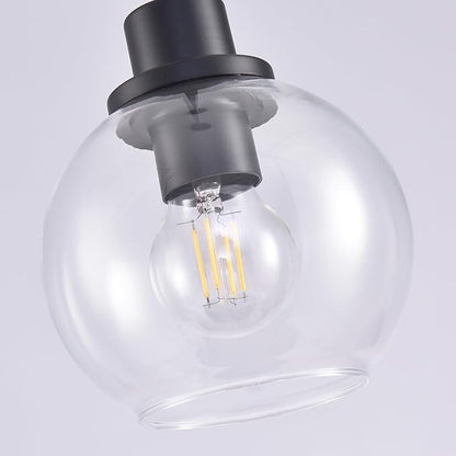 Pendant Lamp with Glass Shade, Modern Antique Brass Pendant Lights,Hanging Light Vintage Glass Shade, Island Light Pendant Light Fixture for Bedroom Living Room Kitchen