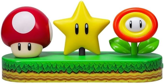 Paladone Super Mario Icon Light - Officially Licensed Mario Brothers Free Standing Desk Light, Gaming Room Decor and Merchandise for Boys and Girls, Nightlight Gift Accessory for Bedroom