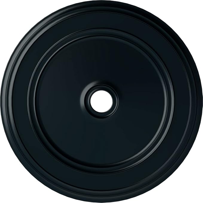 Ekena Millwork CM41CLNSF 41 1/8"OD X 4"ID X 2 1/8"P Classic Ceiling Medallion Fits Canopies Up To 5 1/2", Night Shade