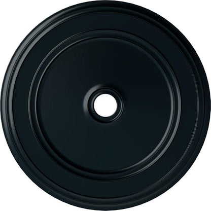 Ekena Millwork CM41CLNSF 41 1/8"OD X 4"ID X 2 1/8"P Classic Ceiling Medallion Fits Canopies Up To 5 1/2", Night Shade