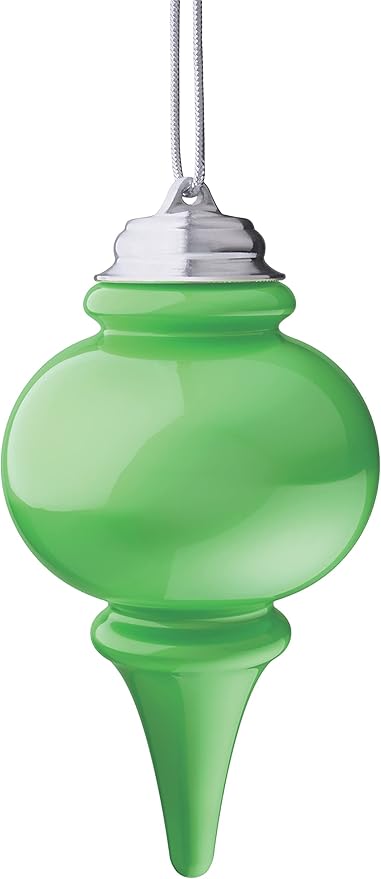 Xodus Innovations WP665-3 Battery Powered 8 Inch LED Finial Outdoor Decoration Ornaments, Pulsing Action, Dusk Sensor (Pack of 3), Light Green