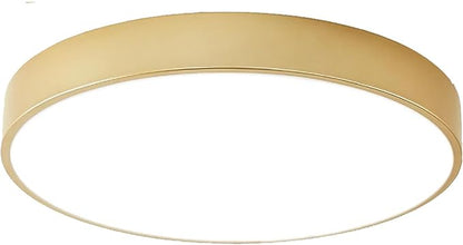 Flush Mount Ceiling Light Gold 12 Inch LED Dimmable Ceiling Light 24W 5CCT(2700K-5000K) Bedroom Lamp Entryway for Bedroom Foyer Kitchen Entryway Closet Hallway