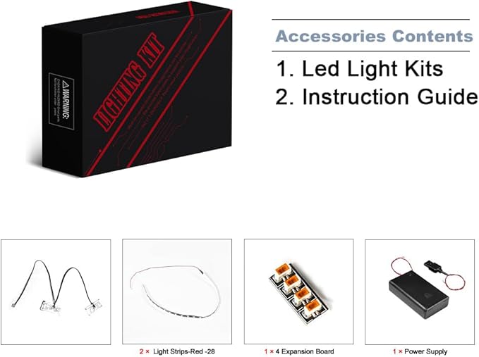 BrickBling LED Light Compatible with Lego Spider-Man's Mask 76285 (Lights Only), New 2024 Lighting Compatible with Lego Mask- Light up Your Model