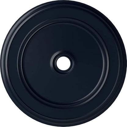 Ekena Millwork CM41CLMDF 41-1/8" x 4" x 2-1/8" Classic Ceiling Medallion, Midnight Dream