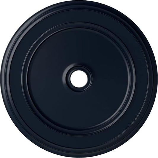 Ekena Millwork CM41CLMDF 41-1/8" x 4" x 2-1/8" Classic Ceiling Medallion, Midnight Dream