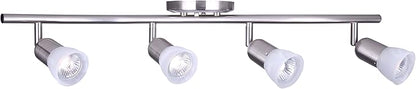 CANARM LTD. IT356A04BPT10 James 4 Bulb Track Light, Brushed Pewter