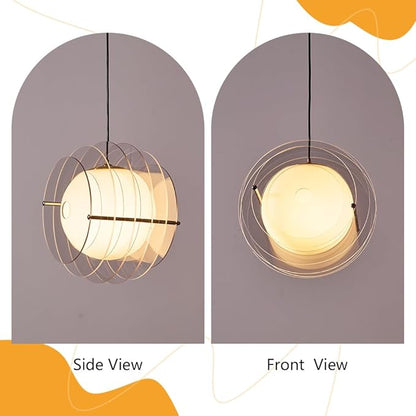 Modern Pendant Light Globe Pendant Lights Kitchen Island Contemporary Hanging Lighting Fixture for Dining RoomEntryway, Bedroom, Adjustable Height
