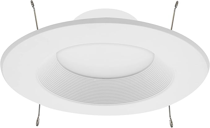 Maxxima 12 Pack 5 in. & 6 in. 5 CCT Retrofit Recessed LED Downlight - 1300 Lumens, E-26 Quick Connect, Dimmable, Color Selectable 2700K-5000K (2700K/3000K/3500K/4000K/5000K), Ideal for Contractors