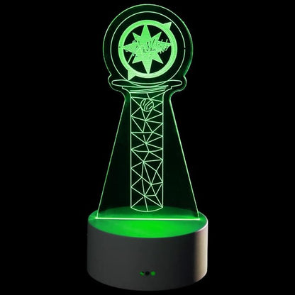 WGEEEY Kpop Stray Kids 16 Colors LED USB Acrylic Night Light with Remote Control for Home Room Decoration