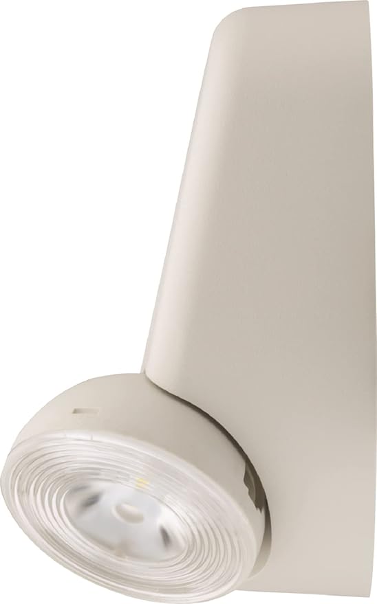Lithonia Lighting Basics Low Profile Emergency Light, LED Emergency Lights for Business, Ceiling or Wall mount, White Thermoplastic, 120/277V Dual Voltage, Remote Capacity (EU2L REM M12)