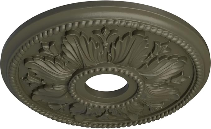 Ekena Millwork CM18ED1WHF Edinburgh Ceiling Medallion, Witch Hazel