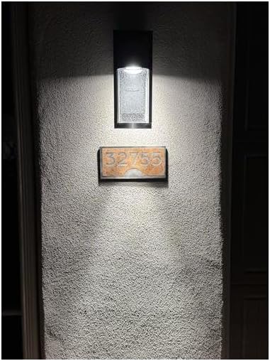 Hinkley Shelter Small Outdoor Wall Mount Lantern, Minimalist Style, Dark Sky-Compliant, Solid Aluminum/Clear Seedy Glass, Black