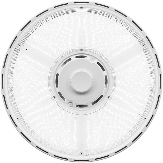 Lithonia Lighting Compact Pro Round LED High Bay Light, Ceiling Lighting Fixture, Adjustable 12000/15000/18000 Lumens, Selectable 4000K/5000K, UVOLT 120–347V, White (CPRB ALO13 UVOLT SWW9 80CRI DWH)