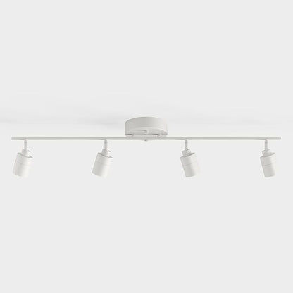 Shura White 4-Light Track Light with Adjustable Heads, Integrated LED Bulbs, 3 ft. Track Lighting Kit Ceiling Light, 3000k, 2240 Lumens