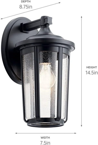 Kichler Lighting Fairfield 14.5 inch 1 Light Wall Light in Black