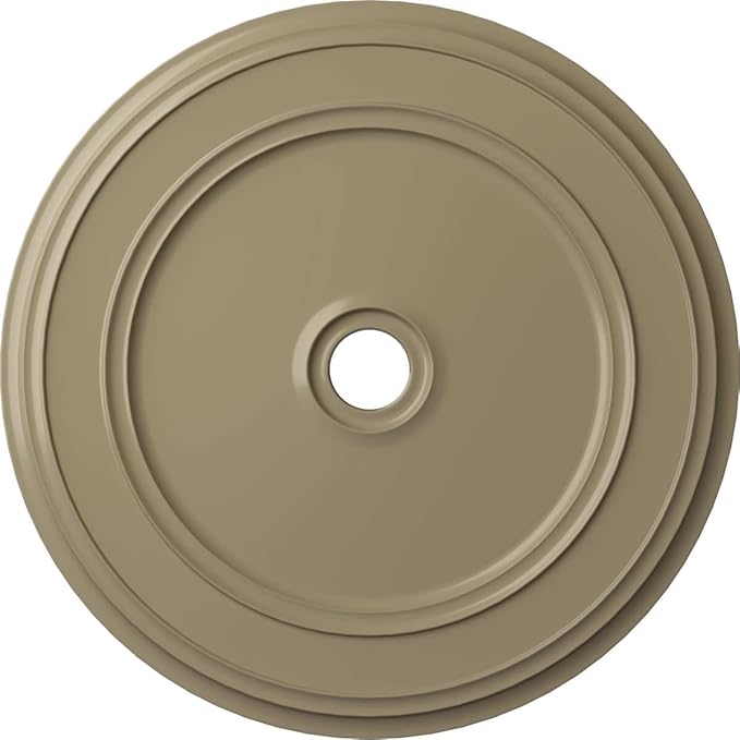 41 1/8"OD x 4"ID x 2 1/8"P Classic Ceiling Medallion (Fits Canopies up to 5 1/2"), Hand-Painted Gobi Desert