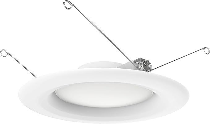 Satco S11641 9.2W LED Recessed Downlight Retrofit Value Pack, 5-6 Inches, White, 6 Count (Pack of 3)
