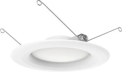Satco S11641 9.2W LED Recessed Downlight Retrofit Value Pack, 5-6 Inches, White, 6 Count (Pack of 3)