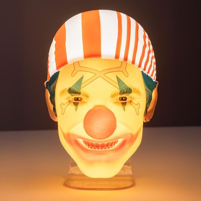 Buggy Mask Light, Wall Mountable or Freestanding LED Lamp, Officially Licensed One Piece Merchandise for Bedrooms, Man Caves, Home and Collectors | Paladone