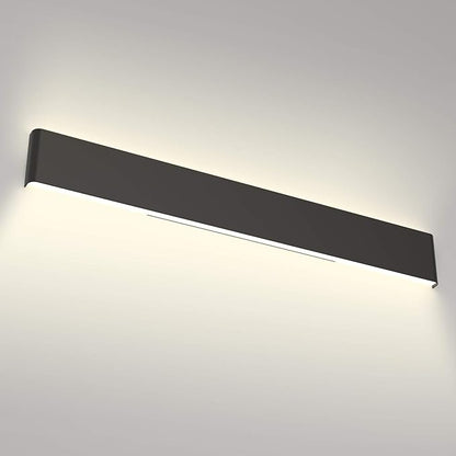 Aipsun 43.3in/40W Modern Black Vanity Light Fixtures LED Bathroom Wall Light Up and Down Bathroom Lighting Fixtures Neutral White 4000K