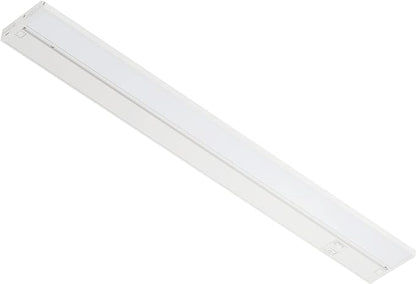 LAGOM Halo Under Cabinet Light, 22‑Inch Hardwired Dimmable LED, 2700K/4000K/5000K, Power Cord Sold Separately, White, UC0122WH27