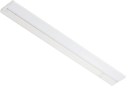 LAGOM Halo Under Cabinet Light, 22‑Inch Hardwired Dimmable LED, 2700K/4000K/5000K, Power Cord Sold Separately, White, UC0122WH27