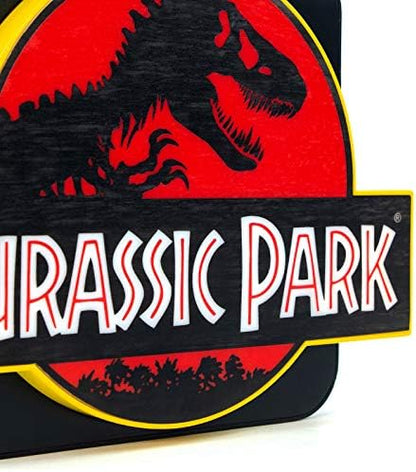 Numskull Jurassic Park 3D Lamp Wall Light - Ambient Lighting Gaming Accessory for Bedroom, Home, Study, Office, Work - Official Jurassic World Rebirth Merchandise