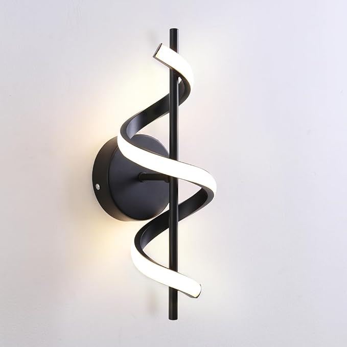 Wall Sconce Set of 2 Wall Lighting Fixture Lamps for Bedroom Living Room LED Warm Light Modern Wall Mounted Lights Hallway Hotel Indoor
