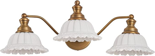 XIEDUN Bathroom Vanity Light White 3 Light