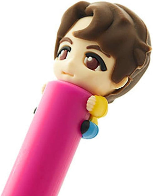 [BTS Official Merchandise] Fans Gift - K-Pop Idols Goods - BTS Character Figure Toothbrush with Convenient Magnetic Holder (J-hope)