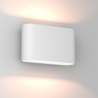 Aipsun Modern LED Wall Sconces 1 Pack Hardwired Interior Wall Lights Indoor Aluminum Up and Down Wall Mount Light for Living Room Bedroom Hallway Corridor Warm White 3000K(with G9 Bulbs)