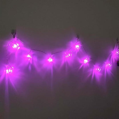 1.65m 10LEDs Decorative Cartoon Animal Mouse Night Mood Light Romantic Lamp for Home Indoor Bedroom Party Festival Décor (Pink)