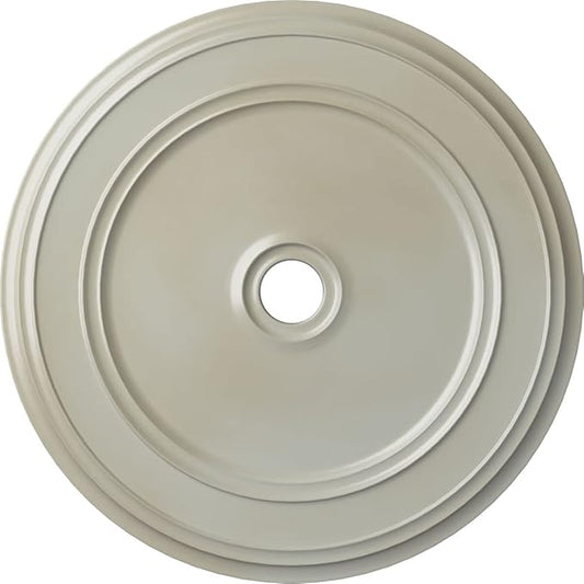 Ekena Millwork CM41CLFBS 41-1/8" x 4" x 2-1/8" Classic Ceiling Medallion, Flash Blue