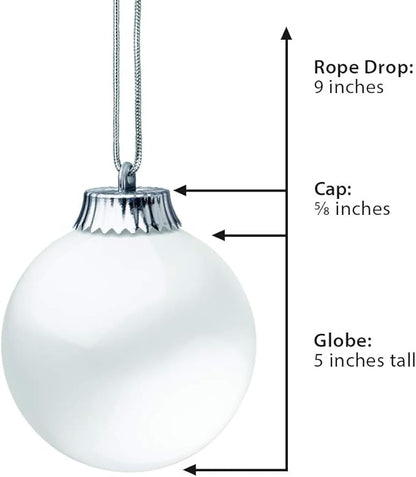 Xodus Innovations WP500-3 Battery Powered Hanging Decorative Outdoor LED Pulsing 5" Globe Light with Sensor Turns-On at Dark