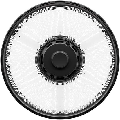 Lithonia Lighting Compact Pro Round LED High Bay Light, Ceiling Lighting Fixture, Adjustable 12000/15000/18000 Lumens, Selectable 4000K/5000K, UVOLT 120–347V, Black (CPRB ALO13 UVOLT SWW9 80CRI DBL)