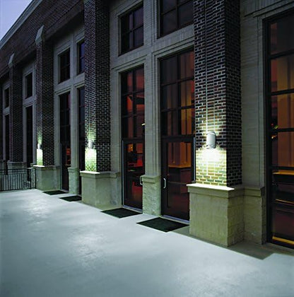 Lithonia Lighting OLLWU LED P1 40K MVOLT WH M6 Led Outdoor Cylinder Up & Down Light, MVOLT 4000K, 9W, White