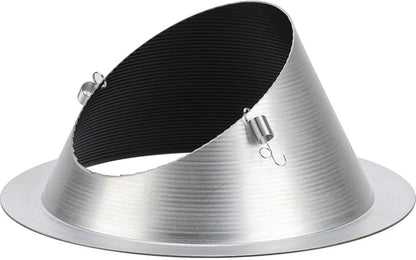 Progress Lighting P806008-020 6" Recessed Sloped Ceiling Step Baffle Trim Antique Bronze 6" Housing (P605A Series)