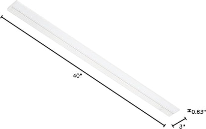 LAGOM Halo Under Cabinet Light, 40‑Inch Hardwired Dimmable LED, 2700K/4000K/5000K, Power Cord Sold Separately, White, UC0140WH27