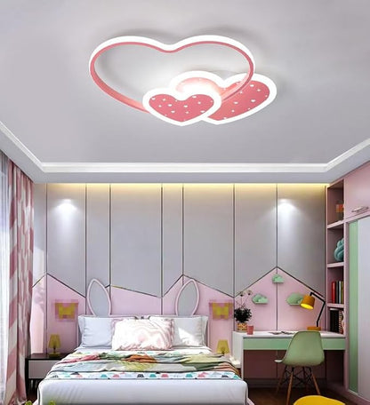 Led Modern Ceiling Light Fixture Kids Room Flush Mount Dimmable Ceiling Lights with Remote Cartoon Ceiling Lamp for Girl Boy Baby Living Room Bathroom Kitchen
