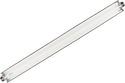 2 Pack LSF8241 T5 2Ft 24W Linkable Single Strip Grow Lights w 2" Wide Mirror Reflector and 6500K and 2500 Lumens, Great for Seeding and VegGrow!