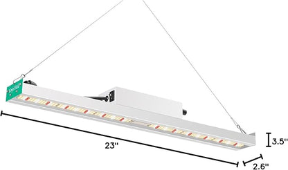 DIY-90 LED Grow Lights for Indoor Plants Full Spectrum 600W 1000W 2000W, Daisy-Chain Dimmable Growing Lamps for Seed Starting, Veg and Flower (Whtie)