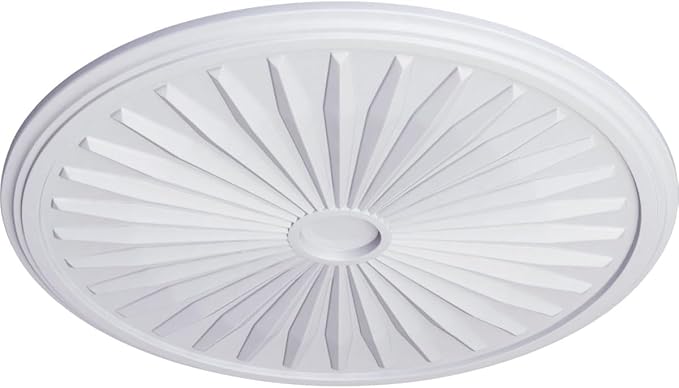 33 1/8"OD x 3 1/2"ID x 1 3/8"P Leandros Ceiling Medallion (Fits Canopies up to 5")