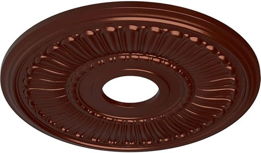 Ekena Millwork CM16MLACS 16"OD x 3 5/8"ID x 3/4"P Melonie Ceiling Medallion Fits Canopies Up to 6 3/8", Antique Copper