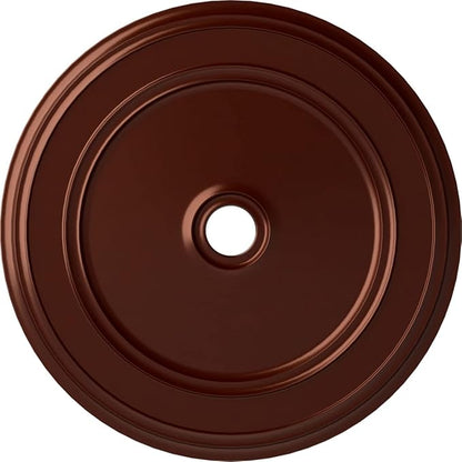 Ekena Millwork CM41CLACS 41-1/8" x 4" x 2-1/8" Classic Ceiling Medallion, Antique Copper
