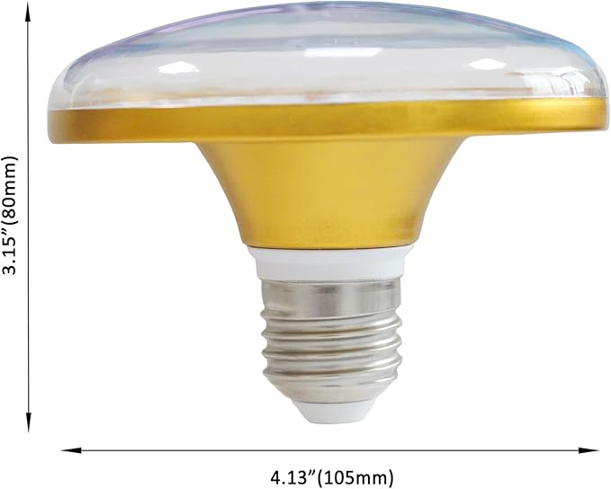 LED Grow Lights for Indoor Plants, Full Spectrum Plant Growing Lamp, E26/E27 10W Grow Light, Red Blue Grow Light for Seeds and Greens