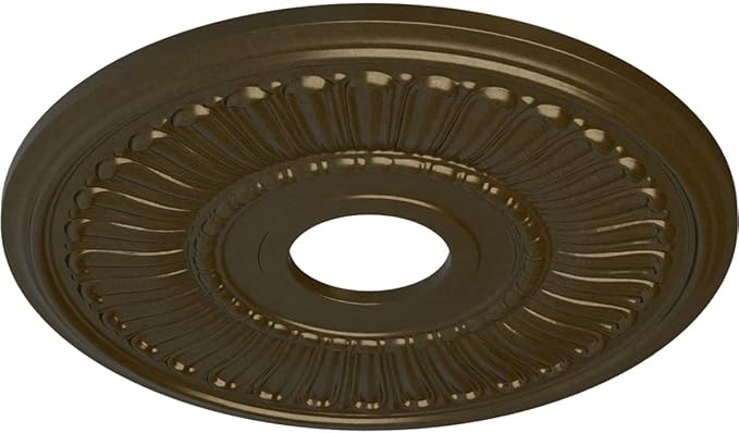 Ekena Millwork Melonie Ceiling Medallion, Brass