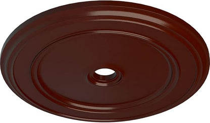 Ekena Millwork CM41CLBMF Classic Ceiling Medallion, Brushed Mahogany, 41-1/8" x 4" x 2-1/8"